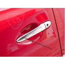 Накладки на дверные ручки (нерж.сталь) Mazda CX-5 (2012-)